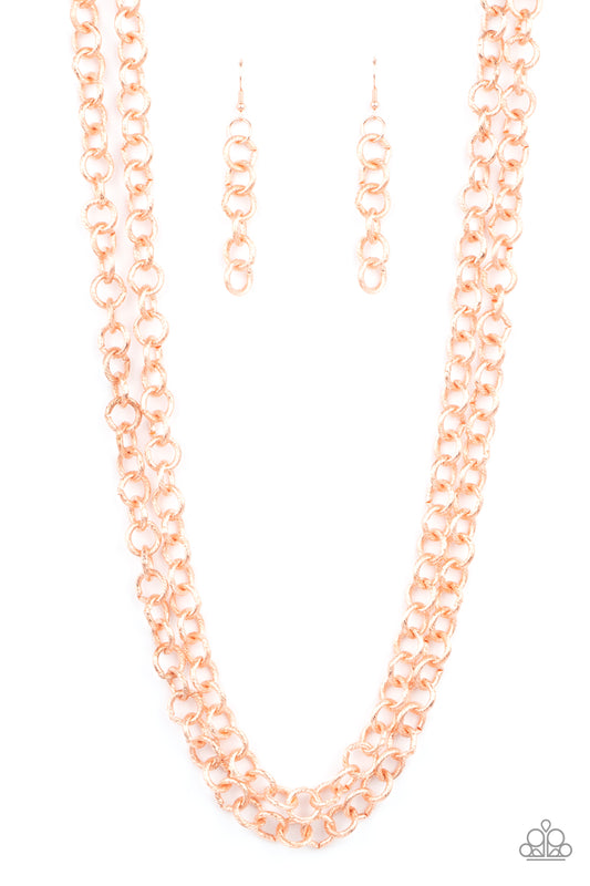 Grunge Goals Copper statement necklace