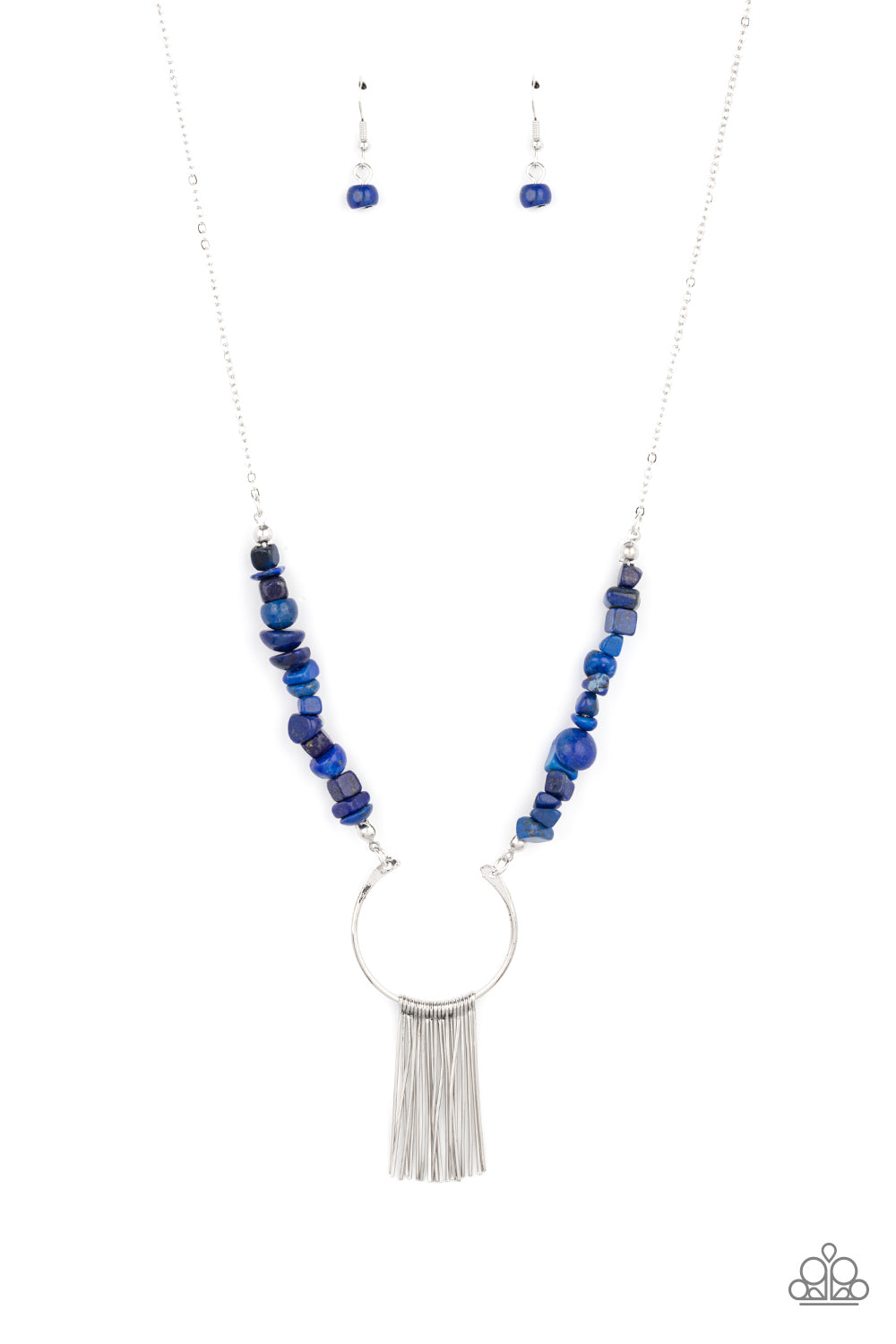With Your ART and Soul Blue statement necklace