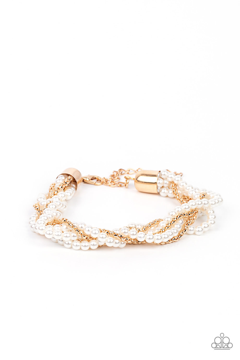 Vintage Variation Gold statement bracelet