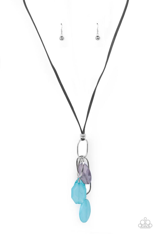 Fundamentally Flirtatious Blue statement necklace