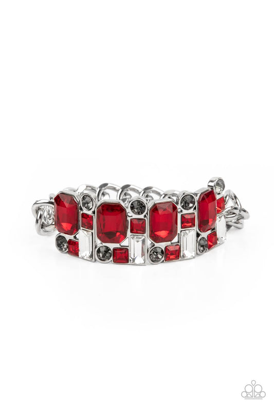 Urban Crest Red stretch bracelet