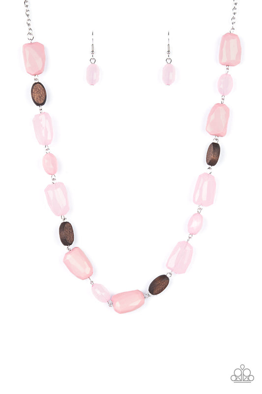 Meadow Escape Pink statement necklace