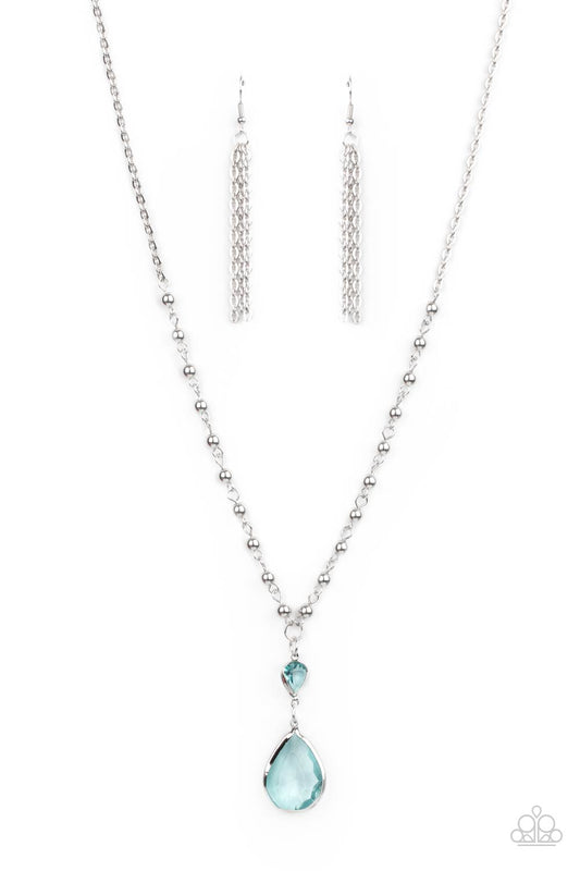 Titanic Splendor Blue statement necklace