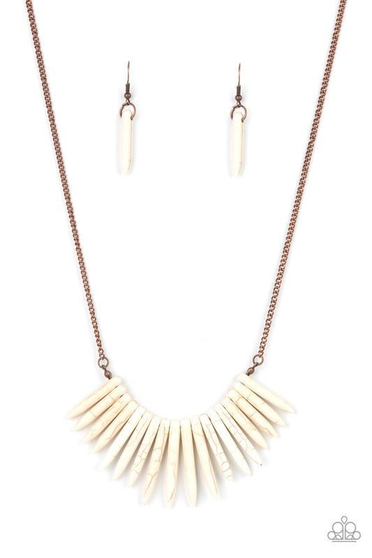 Exotic Edge Copper statement necklace