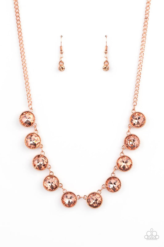 Mystical Majesty Copper statement necklace