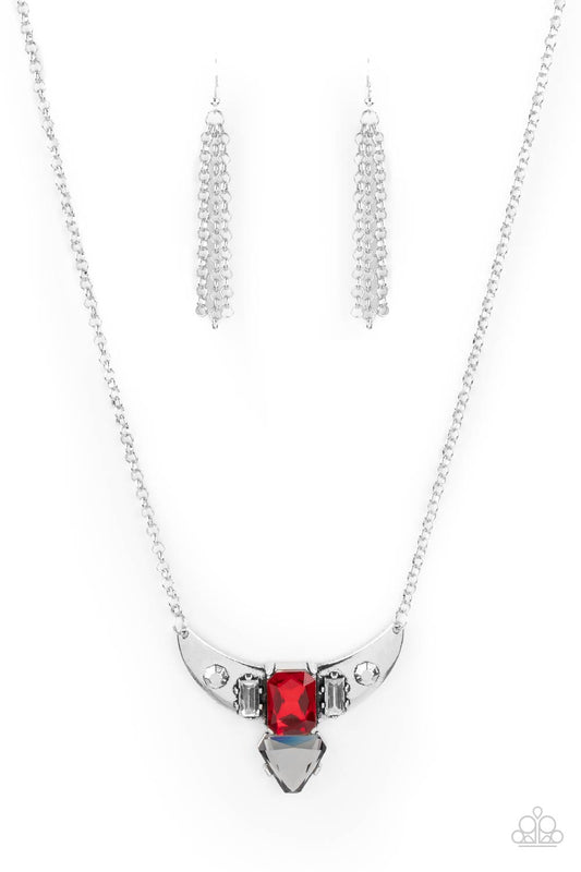 You the TALISMAN! Red pendant necklace