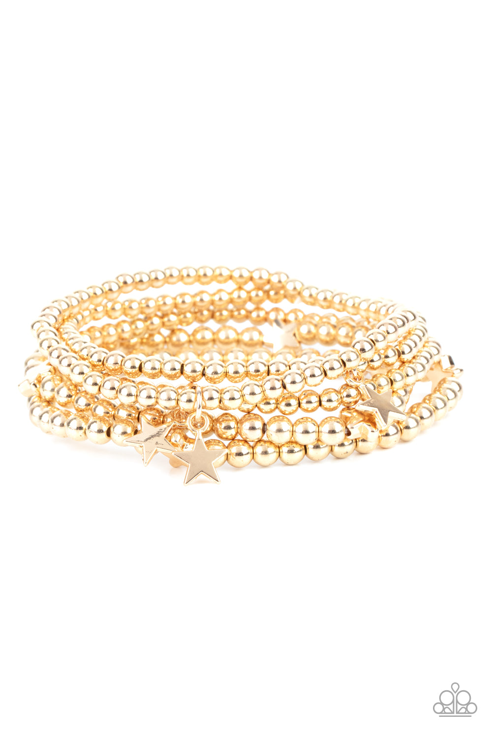 American All-Star Gold stretch bracelet