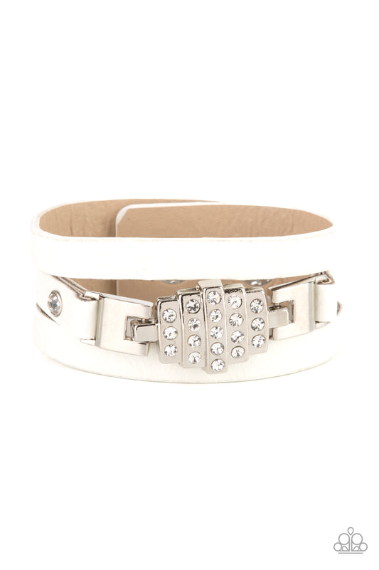 Ultra Urban White statement bracelet
