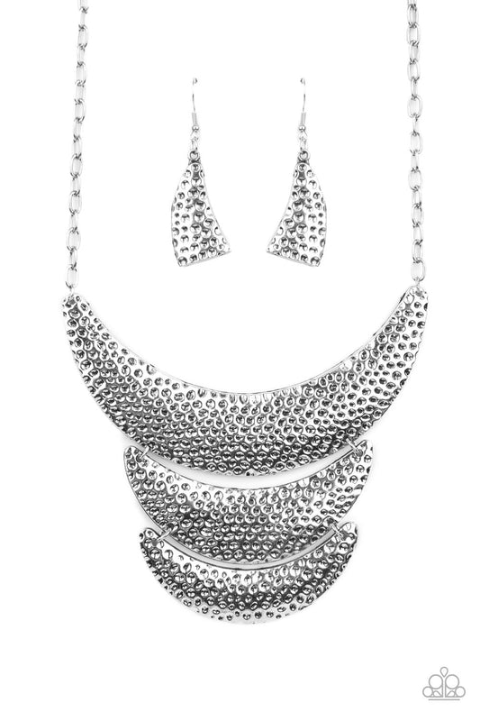 Moonwalk Magic Silver statement necklace