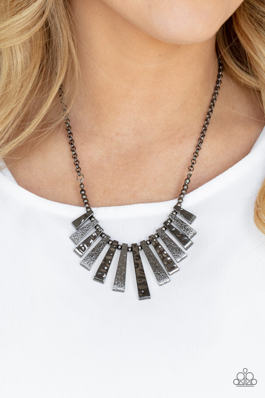 The MANE Course Black statement necklace, alternate view