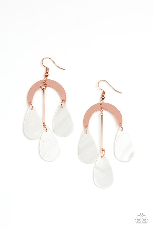 Atlantis Ambience Copper dangle earrings
