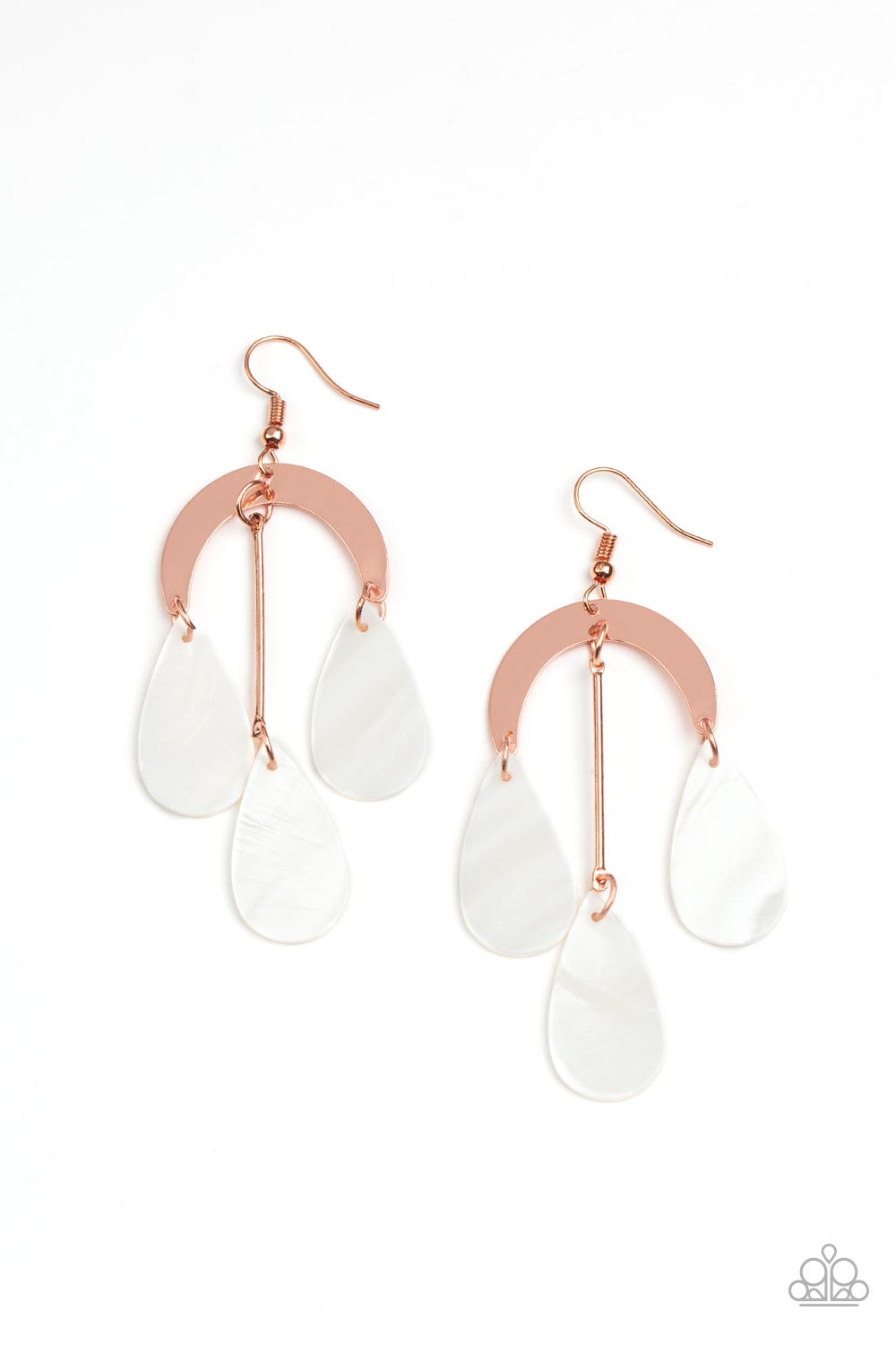 Atlantis Ambience Copper dangle earrings