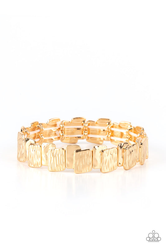Urban Stackyard Gold stretch bracelet