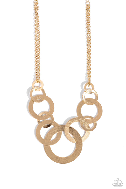 Uptown Links Gold statement necklace