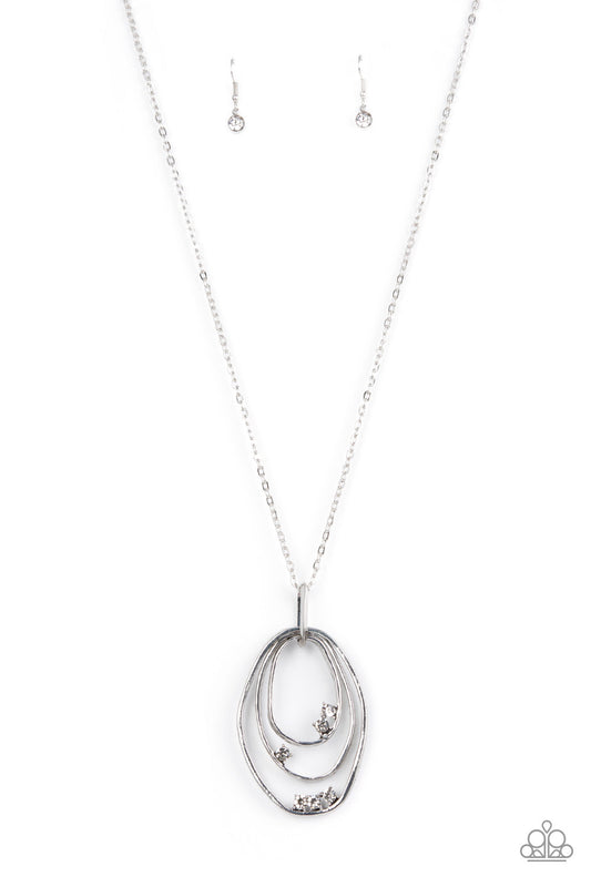 Industrial Infusion White pendant necklace