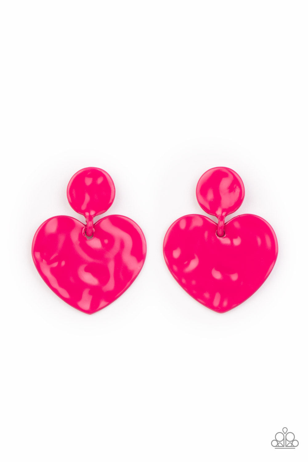 Just a Little Crush Pink post earrings