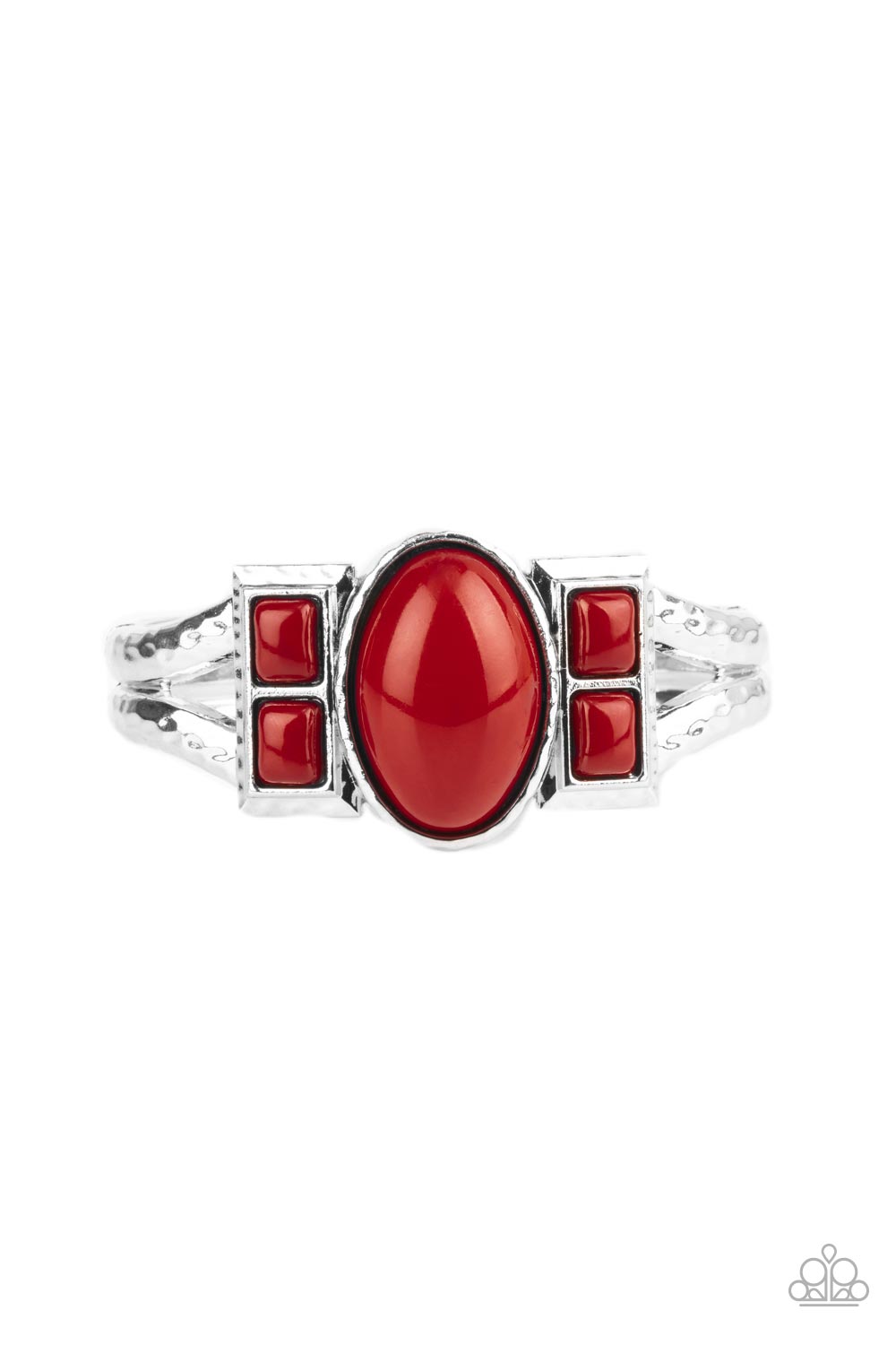 A Touch of Tiki Red bangle bracelet