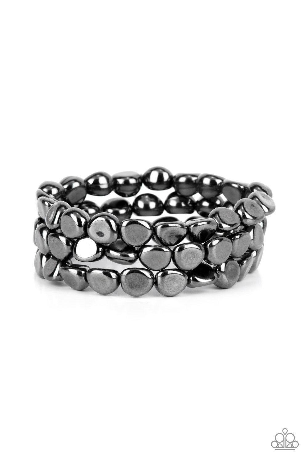 HAUTE Stone Black stretch bracelet