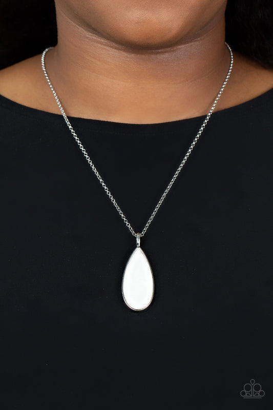 Yacht Ready White pendant necklace, alternate view