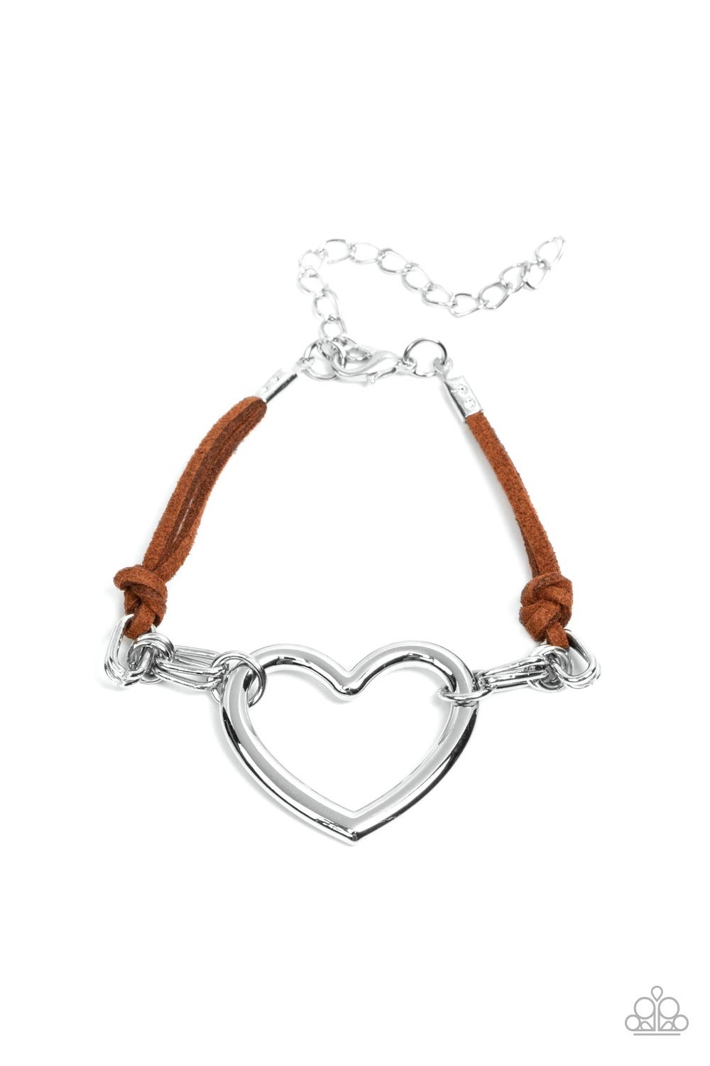 Flirty Flavour Brown statement bracelet