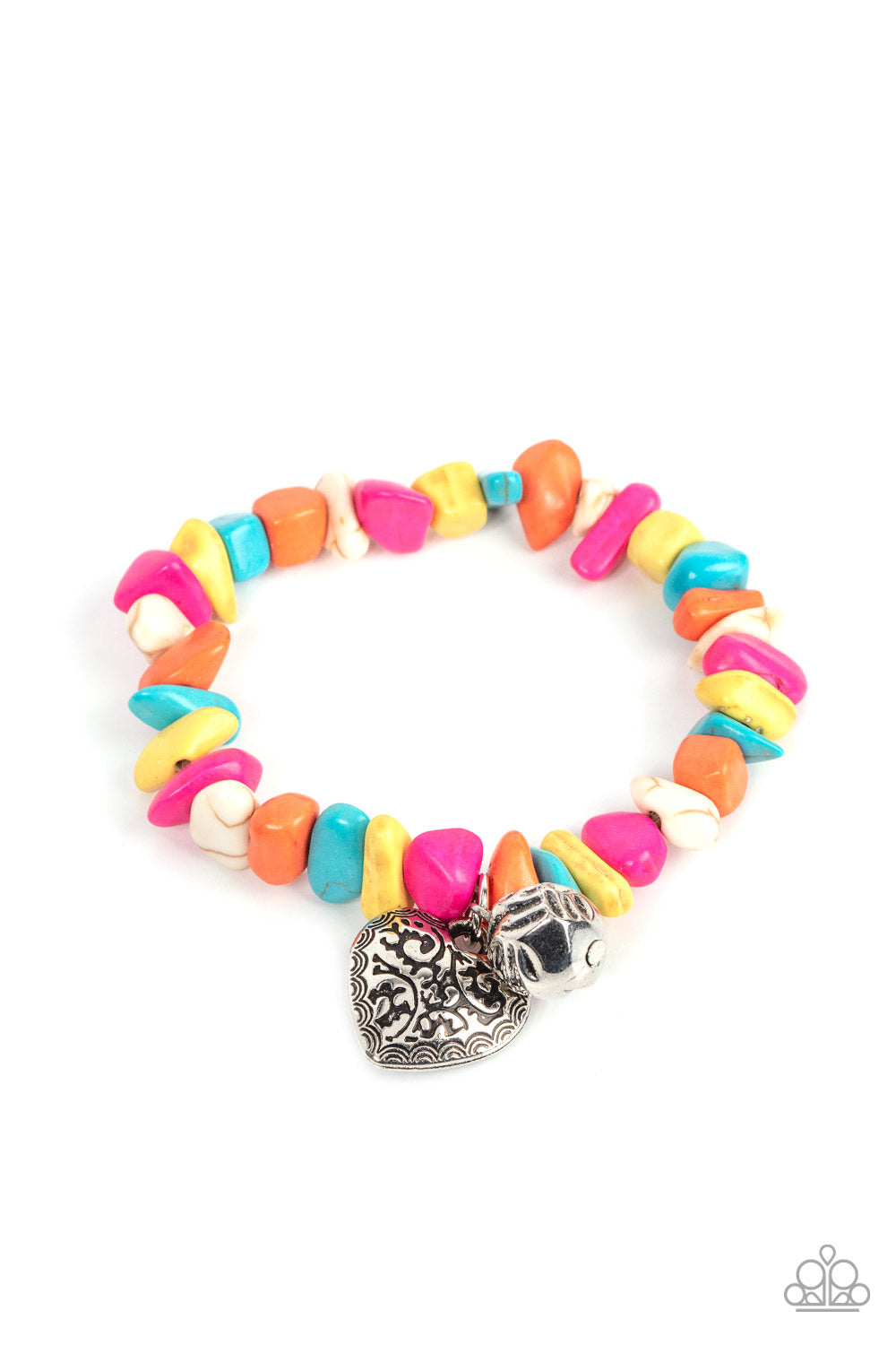 Love You to Pieces Multi stretch bracelet