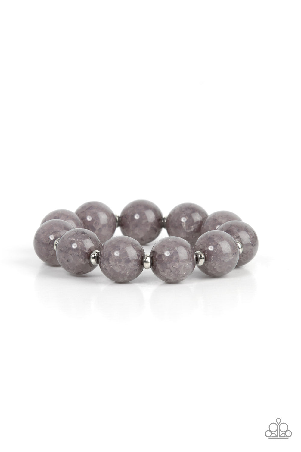 Arctic Affluence Silver stretch bracelet