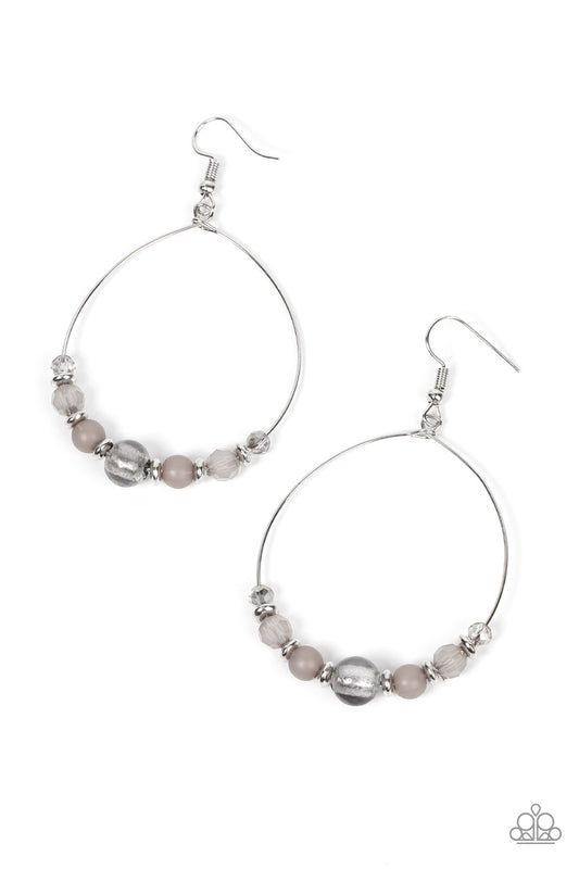 Ambient Afterglow Silver hoop earrings