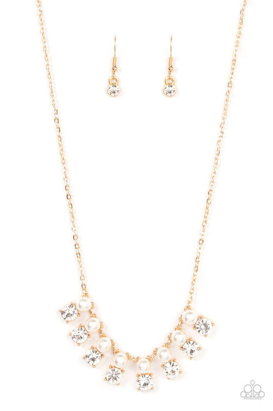 Dashingly Duchess Gold statement necklace