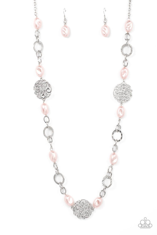 Social Soiree Pink statement necklace