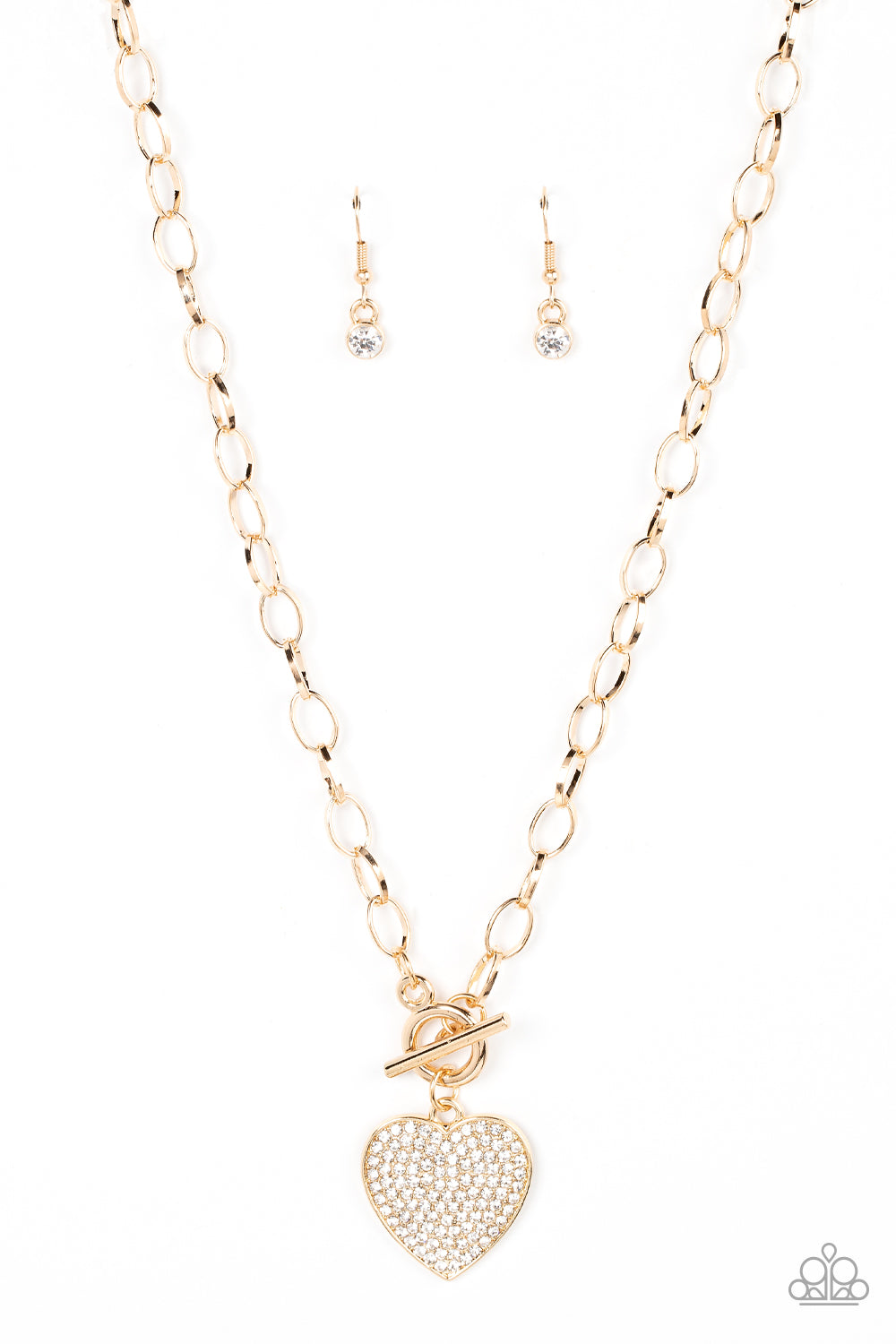 If You LUST Gold statement necklace