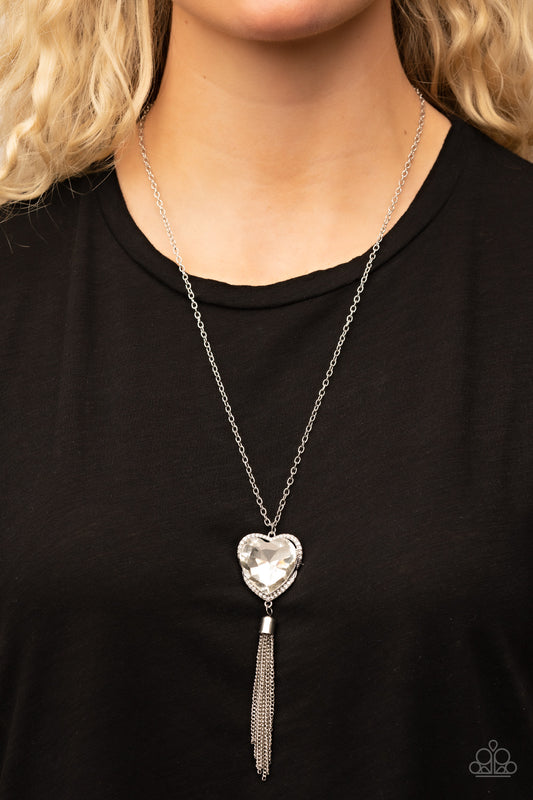 Finding My Forever White pendant necklace, alternate view