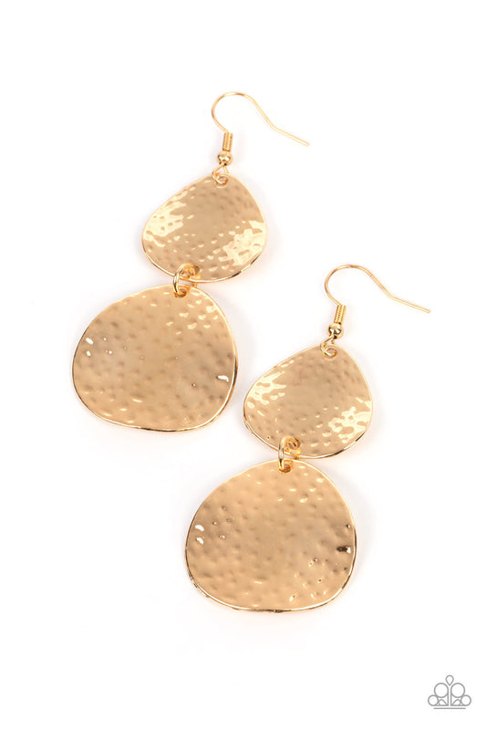 Bait and Switch Gold dangle earrings