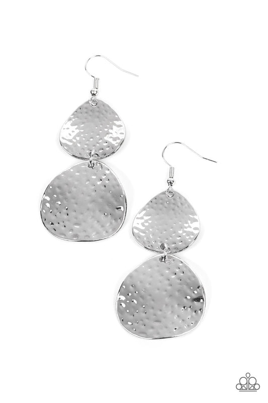 Bait and Switch Silver dangle earrings