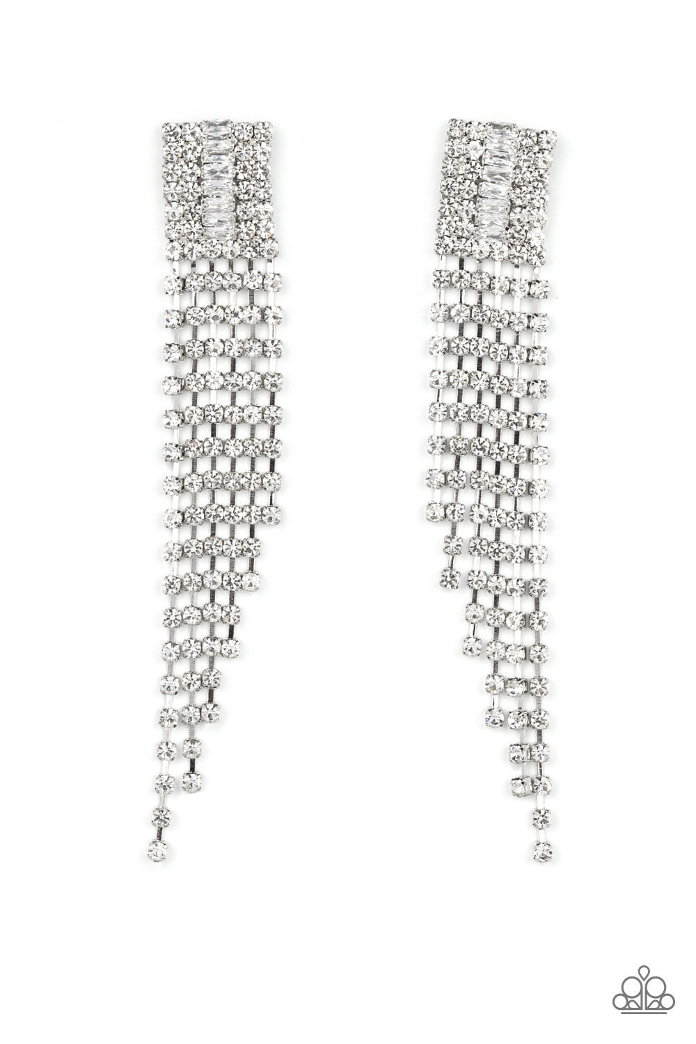 A-Lister Affirmations White post earrings