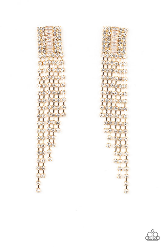 A-Lister Affirmations Gold post earrings
