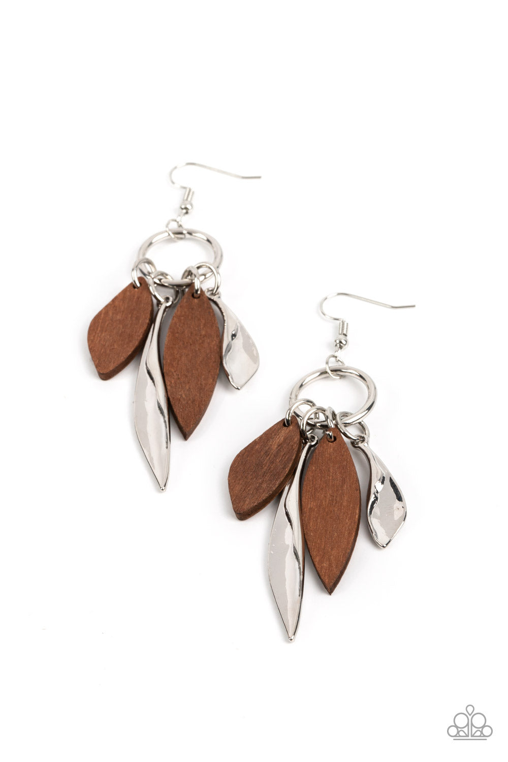 Primal Palette Brown dangle earrings
