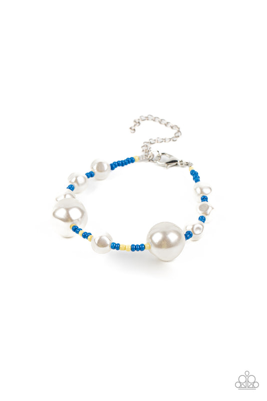 Contemporary Coastline Blue statement bracelet