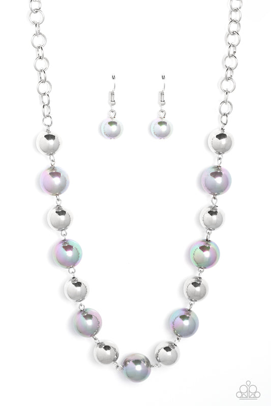 Dreamscape Escape Silver statement necklace