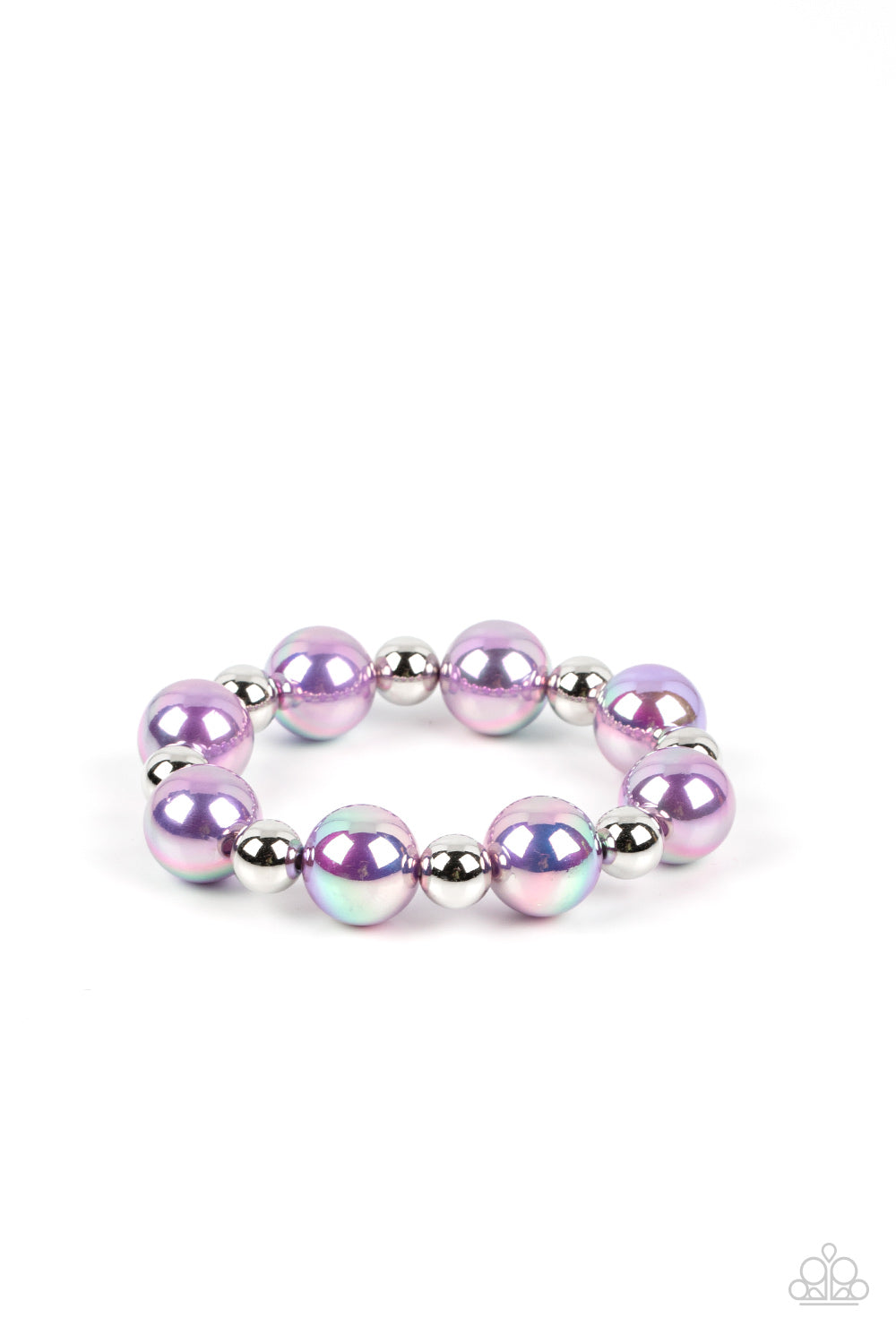 A DREAMSCAPE Come True Purple stretch bracelet