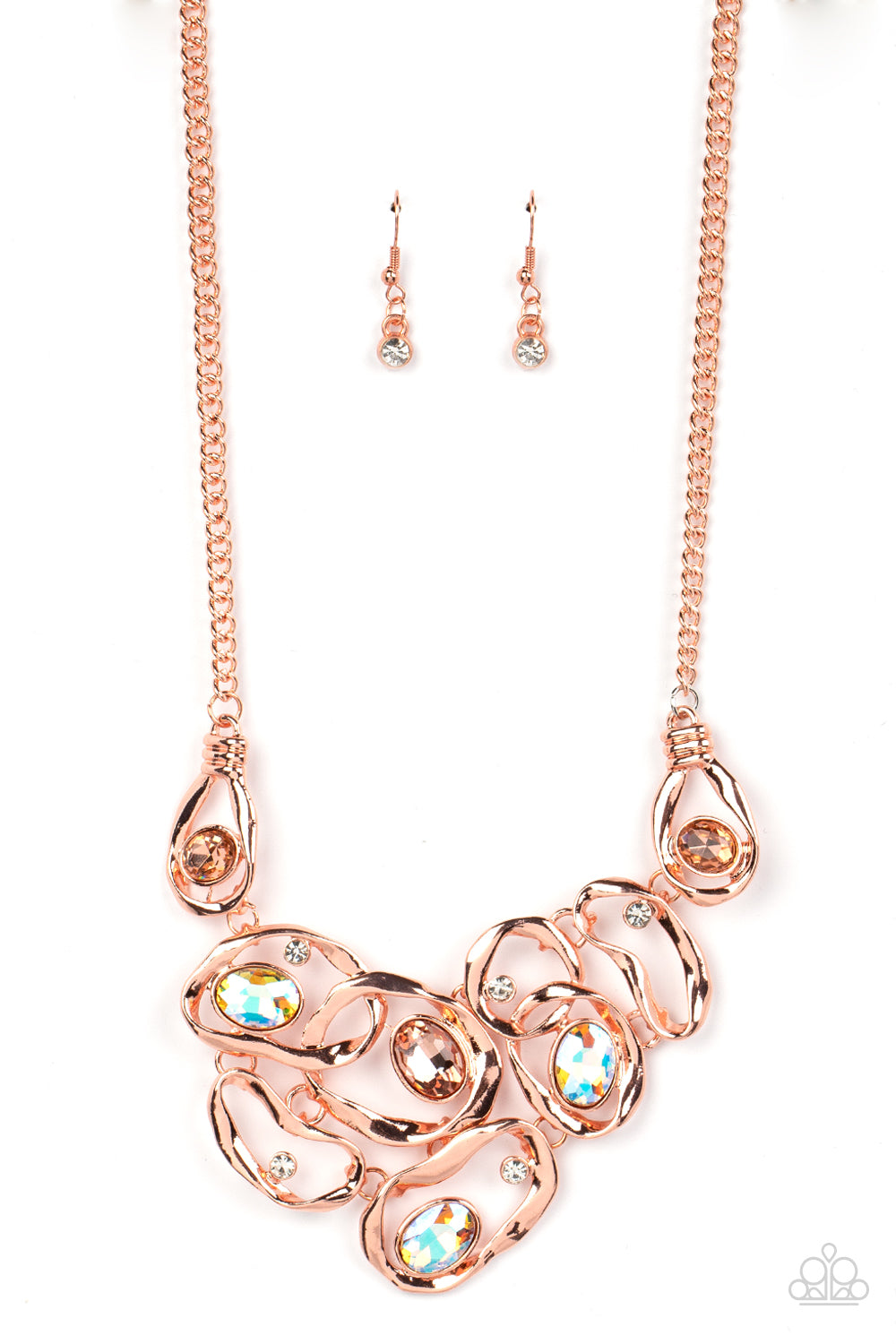Warp Speed Copper statement necklace