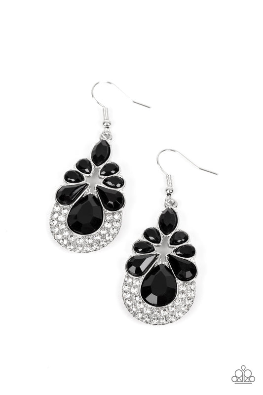 Beachfront Formal Black dangle earrings