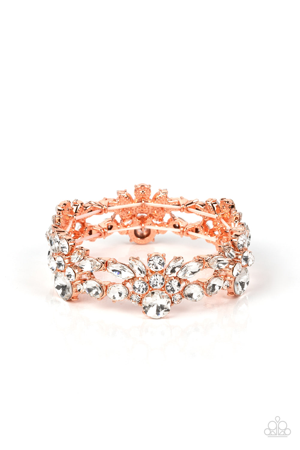 Beloved Bling Copper stretch bracelet