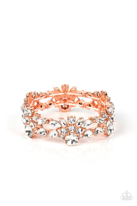 Beloved Bling Copper stretch bracelet