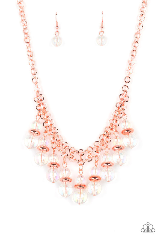 Deep Space Diva Copper statement necklace