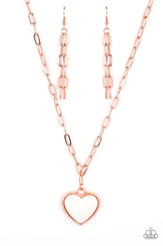 Everlasting Endearment Copper statement necklace