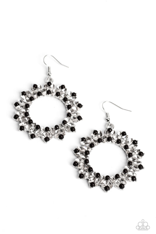 Combustible Couture Black dangle earrings