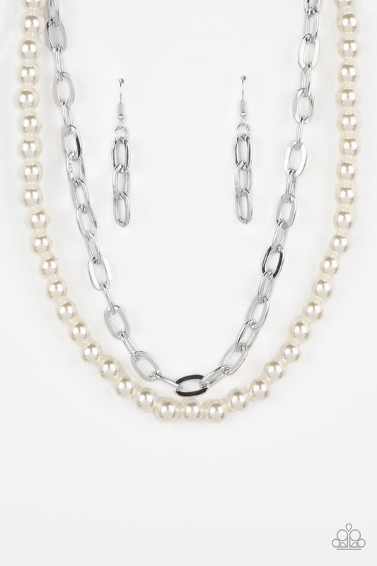 Suburban Yacht Club White statement necklace