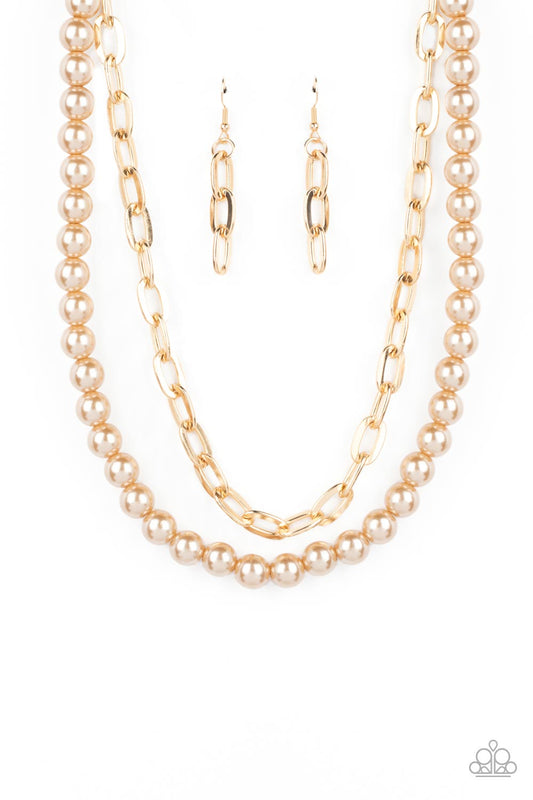 Suburban Yacht Club Brown statement necklace