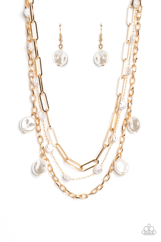 Blissful Ballad Gold statement necklace