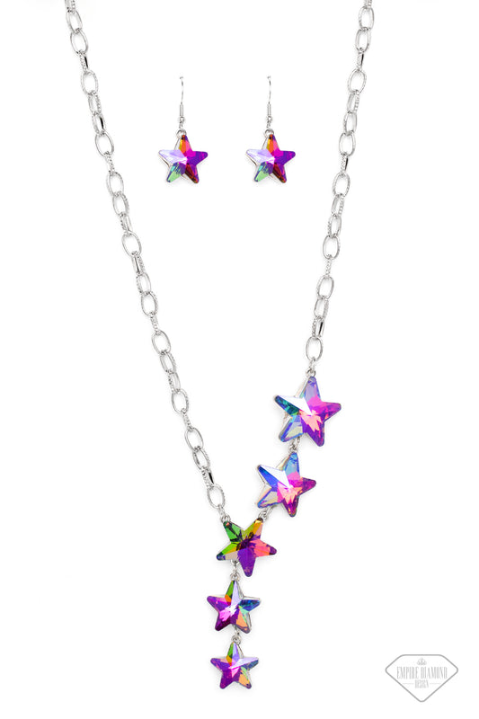 Star-Crossed Sparkle Multi statement necklace